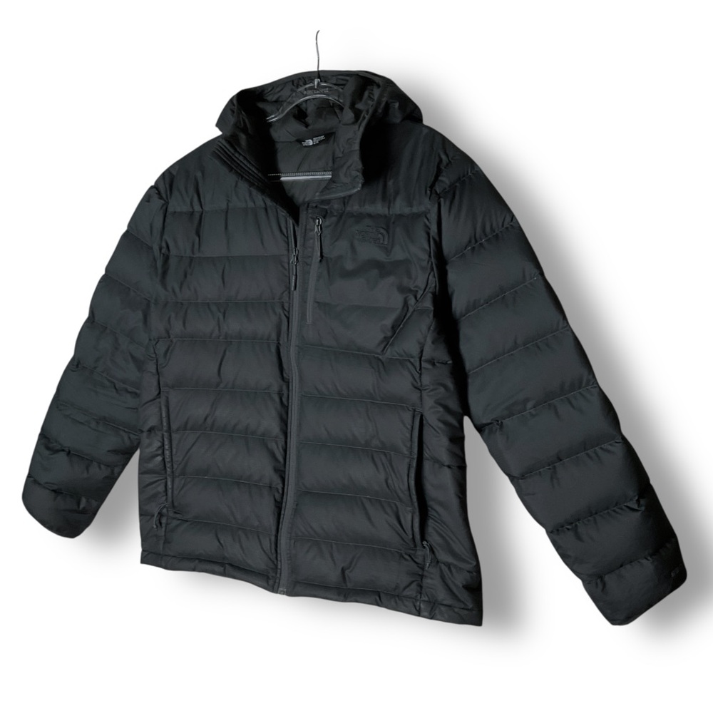 The North Face Mens Aconcagua Jacket Sz XL Hooded Down Puffer Black - Picture 2 of 13